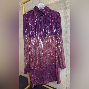 Kate Spade New York Ombré Sequin Shift Dress
